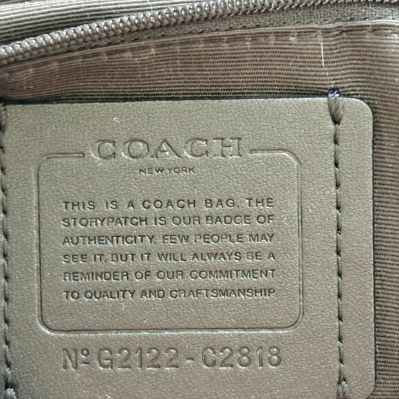 Coach Pebbled Leather Hobo Shoulder Bag – Black – Style C2818 - EUC - Picture 9 of 10